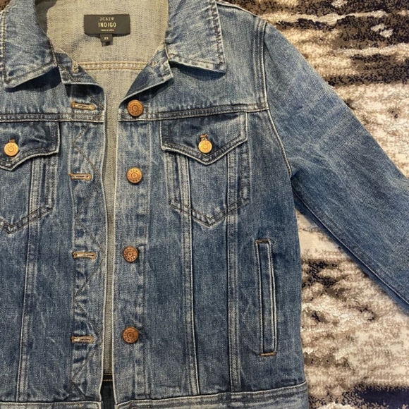 NWOT - Jcrew Indigo Denim Jacket - Size XS - Picture 11 of 12